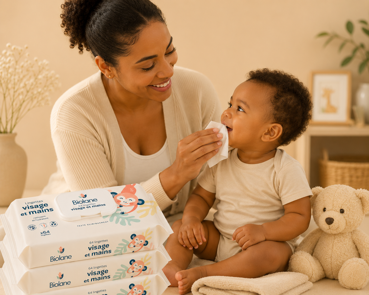 Biolane Face & Body Wipes β Gentle Everyday Cleansing