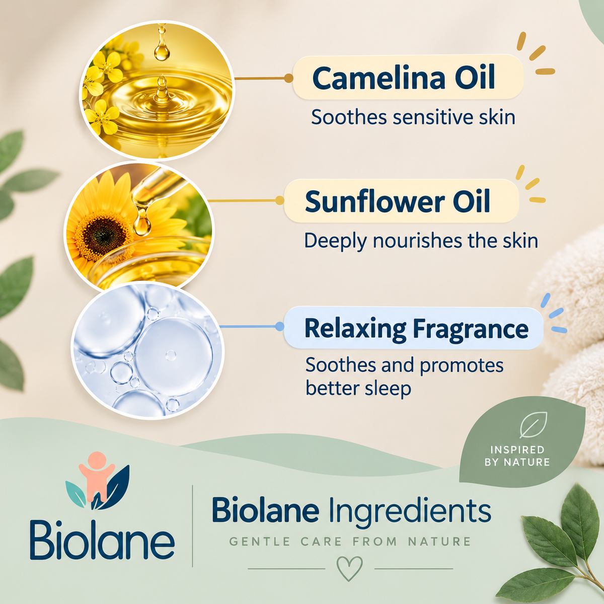 Biolane Relaxing Baby Bath – Gentle & Soothing Bedtime Care