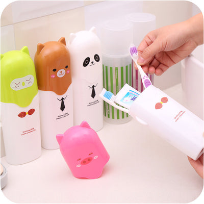 Creative Travel Portable Toothbrush Cup Cartoon
