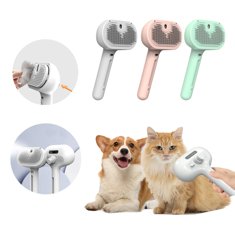 Self-Cleaning Pet Grooming Brush – Hair Remover & Dematting Comb