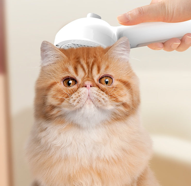 Self-Cleaning Pet Grooming Brush – Hair Remover & Dematting Comb