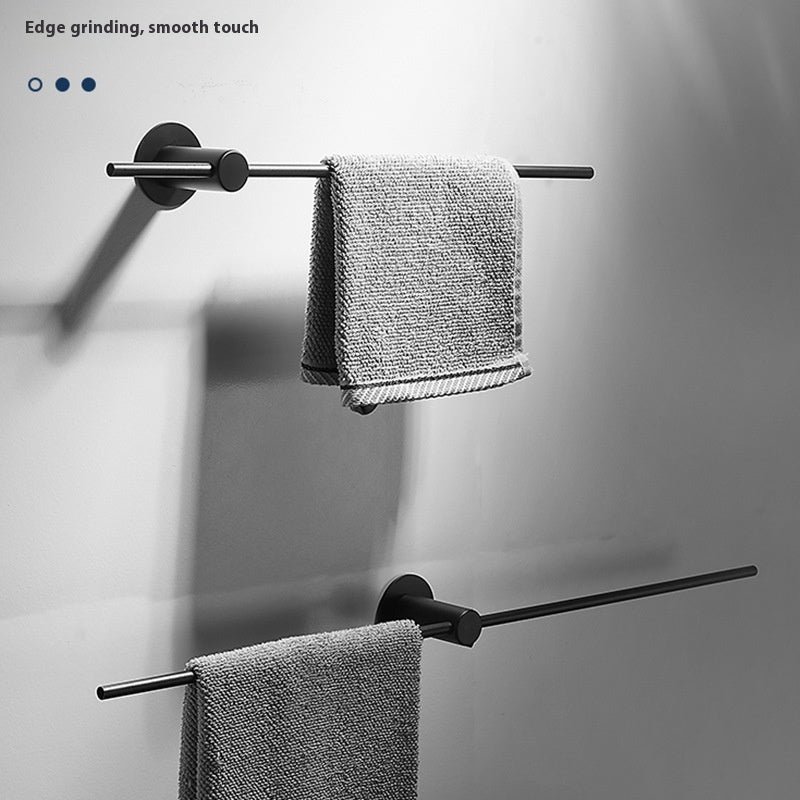 Stainless Steel Punch-Free Towel Rack – Wall Mounted