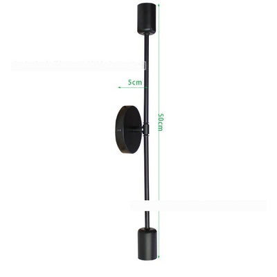 Creative Bedroom Corridor Aisle Lamps Bedside Hotel Double-headed Wall Lamp