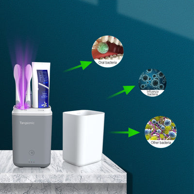 Toothbrush Disinfection Box Uv Ultraviolet Sterilization Sterilizer Toothbrush Air-dry Storage Cup