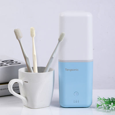 Toothbrush Disinfection Box Uv Ultraviolet Sterilization Sterilizer Toothbrush Air-dry Storage Cup