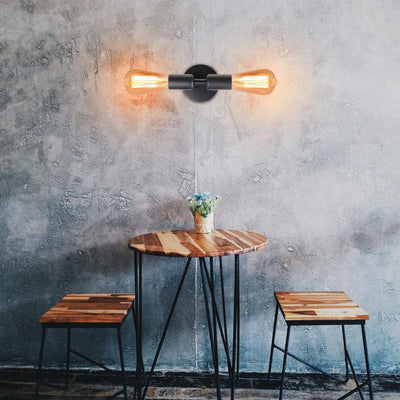 Creative Bedroom Corridor Aisle Lamps Bedside Hotel Double-headed Wall Lamp