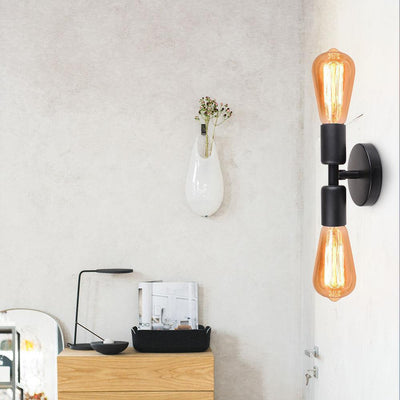 Creative Bedroom Corridor Aisle Lamps Bedside Hotel Double-headed Wall Lamp