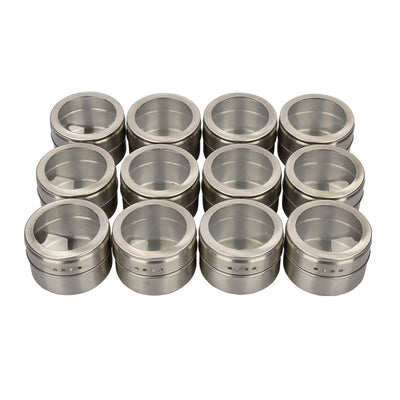 Visible stainless steel spice jar