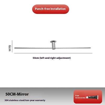 Stainless Steel Punch-Free Towel Rack – Wall Mounted