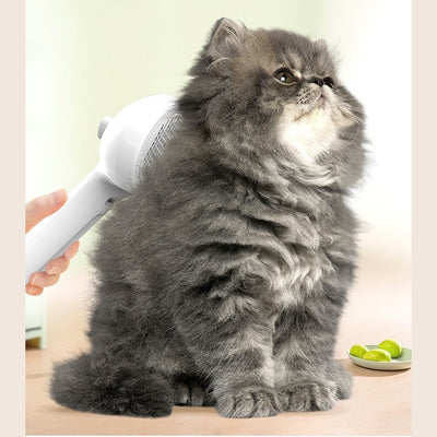 Self-Cleaning Pet Grooming Brush – Hair Remover & Dematting Comb