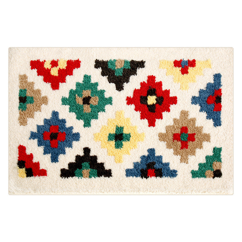 PlaidGrip Bathroom Mat – Absorbent & Anti-Slip