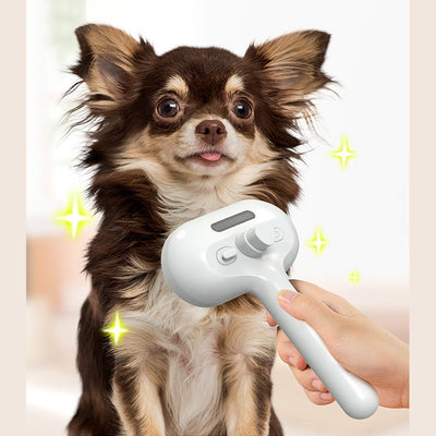 Self-Cleaning Pet Grooming Brush – Hair Remover & Dematting Comb