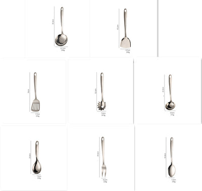 Thickened 430 Stainless Steel Kitchen Utensils