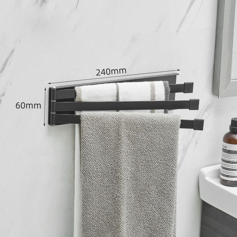 Nordic No-Drill Towel Rack – Adhesive Wall Mount