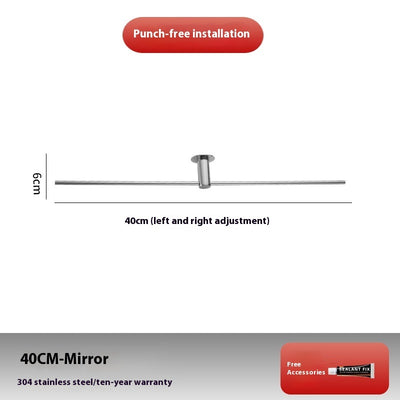 Stainless Steel Punch-Free Towel Rack – Wall Mounted