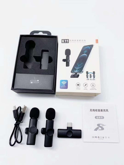 Microphone sans fil pour créer des vidéos Originales