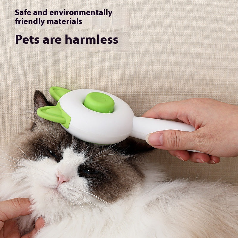 Self-Cleaning Pet Grooming Brush – Dog & Cat Hair Remover