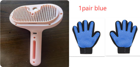 Self-Cleaning Pet Grooming Brush – Hair Remover & Dematting Comb