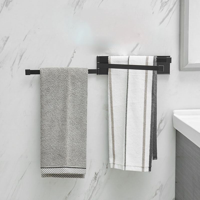 Nordic No-Drill Towel Rack – Adhesive Wall Mount