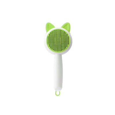 Self-Cleaning Pet Grooming Brush – Dog & Cat Hair Remover