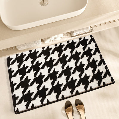 PlaidGrip Bathroom Mat – Absorbent & Anti-Slip