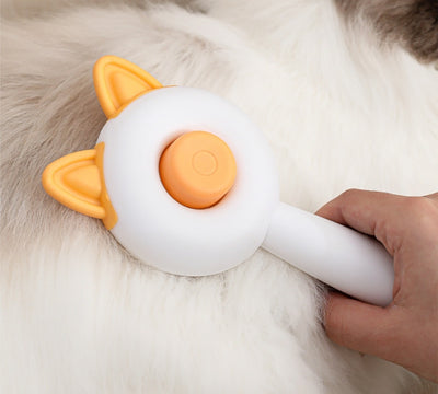 Self-Cleaning Pet Grooming Brush – Dog & Cat Hair Remover