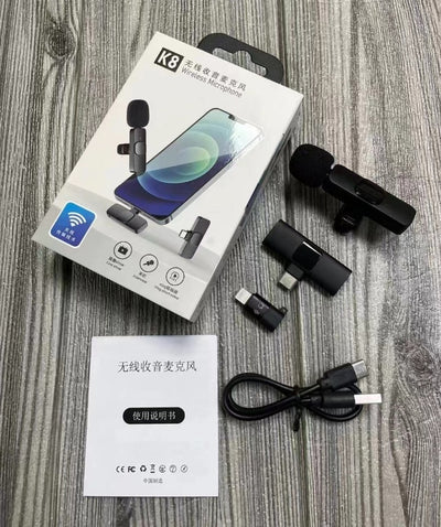 Microphone sans fil pour créer des vidéos Originales