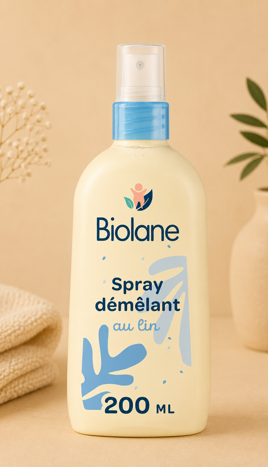 Biolane Detangling Spray – Gentle No-Tears Hair Care
