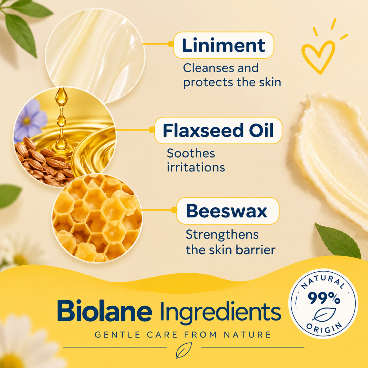 Biolane Diaper Change Balm with Liniment – 100 mL