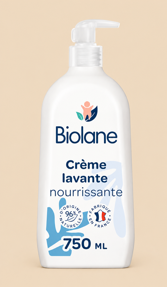 “Biolane Gentle Cleansing Cream – Soft & Nourishing Care for Baby’s Delicate Skin”